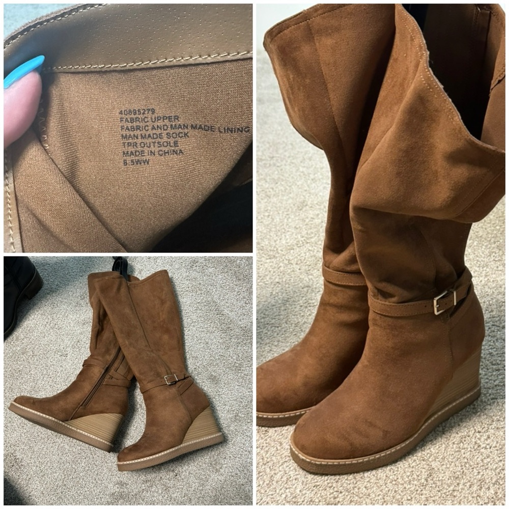 Brown Wedge Boots Torrid